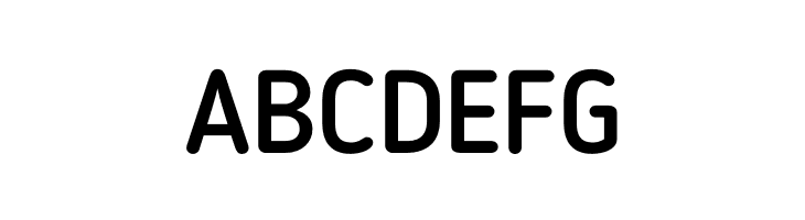 ABCDEFG BloggerSans-Medium Font