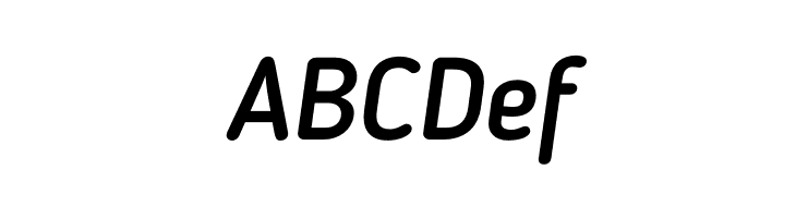 BloggerSans-MediumItalic  Free Fonts Download