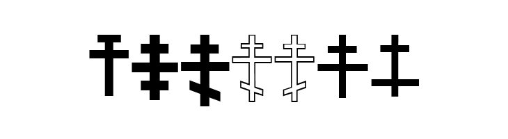 Christian Crosses III  Free Fonts Download
