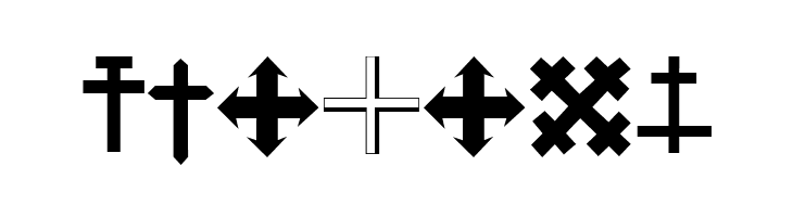 Christian Crosses III  Free Fonts Download