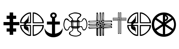 Christian Crosses III  Free Fonts Download