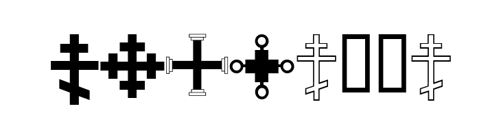 Christian Crosses III  Free Fonts Download
