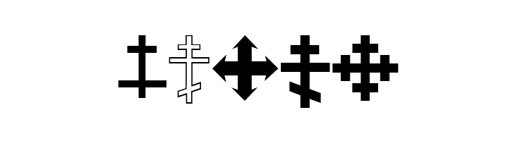 Christian Crosses III  Free Fonts Download