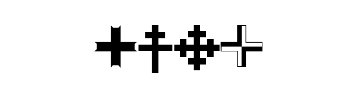 Christian Crosses III  Free Fonts Download