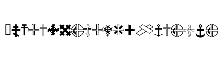 Christian Crosses III  Free Fonts Download