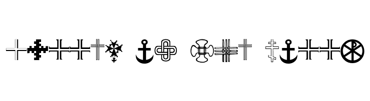 Christian Crosses III  Free Fonts Download