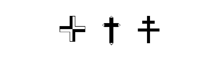 Christian Crosses III  Free Fonts Download