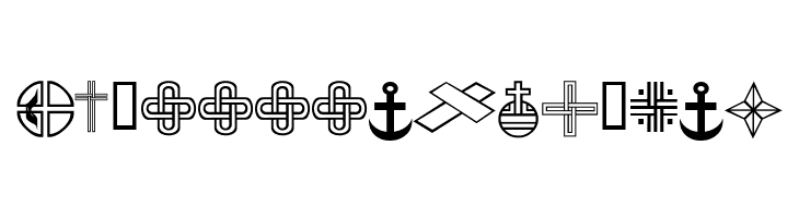 Christian Crosses III  Free Fonts Download