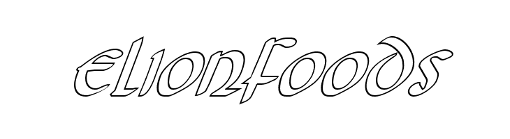 Foucault Outline Italic  Free Fonts Download