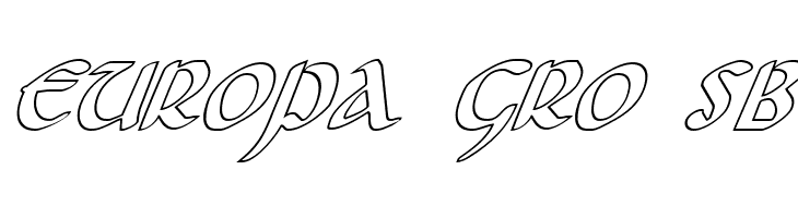Foucault Outline Italic  Free Fonts Download