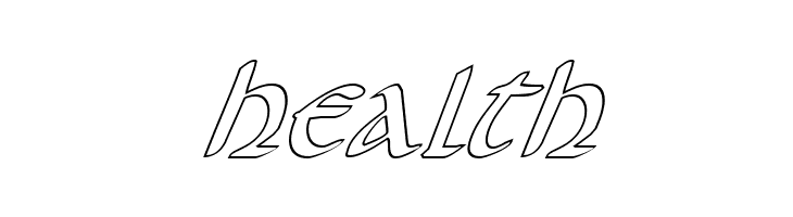 Foucault Outline Italic  Free Fonts Download