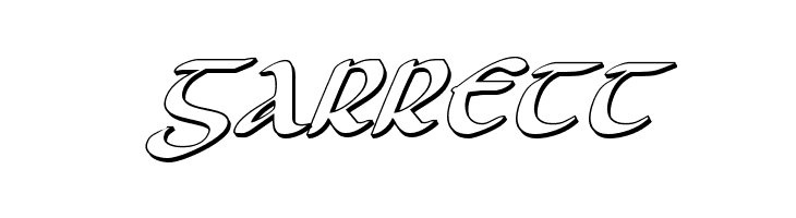 Foucault 3D Italic  Free Fonts Download