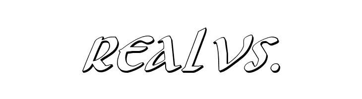 Foucault 3D Italic  Free Fonts Download