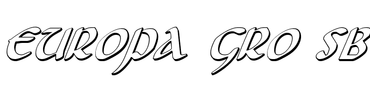 Foucault 3D Italic  Free Fonts Download