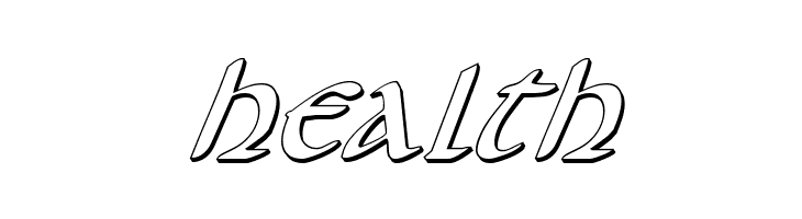 Foucault 3D Italic  Free Fonts Download