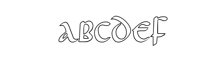 Foucault Outline  Free Fonts Download