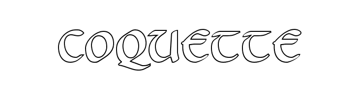 Foucault Outline  Free Fonts Download