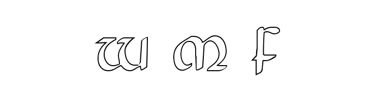 Foucault Outline  Free Fonts Download