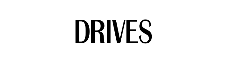 DRIVES Esoterik Font