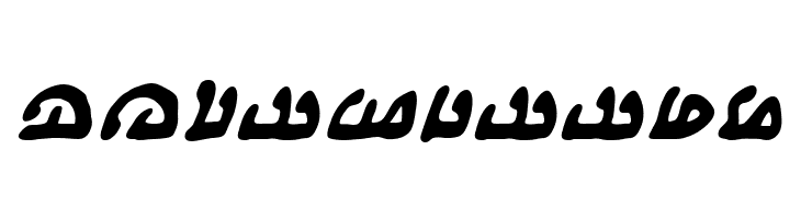 We Come In Peace BB Bold Italic  Free Fonts Download