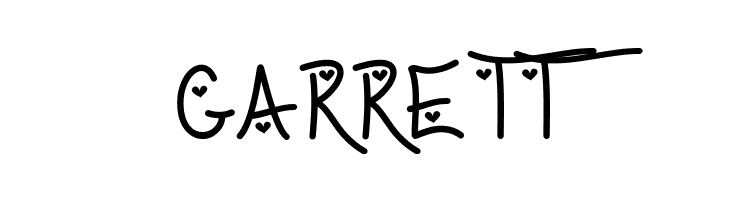 Love & Trust [Hearted]  Free Fonts Download