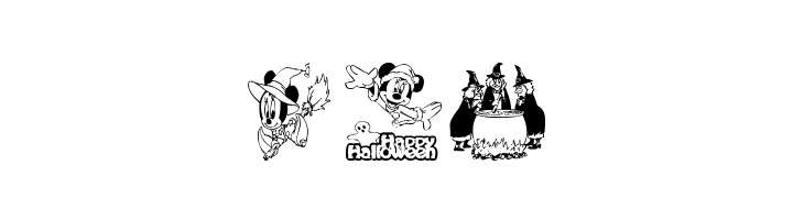 Disney Halloween  Free Fonts Download