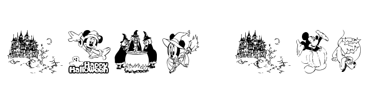 Disney Halloween  Free Fonts Download