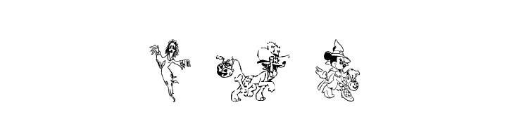 Disney Halloween  Free Fonts Download