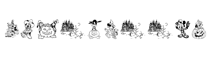 Disney Halloween  Free Fonts Download