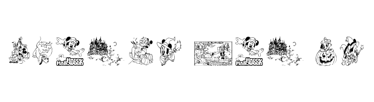 Disney Halloween  Free Fonts Download