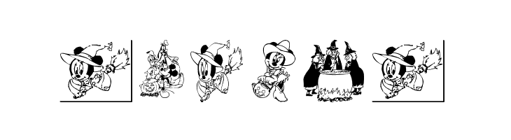 Disney Halloween  Free Fonts Download
