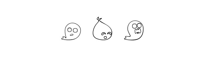Fluffy Ghost Ding  Free Fonts Download