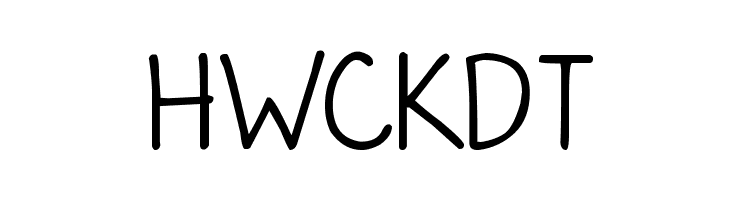 HWCKDT DJB The Teacher Font Font