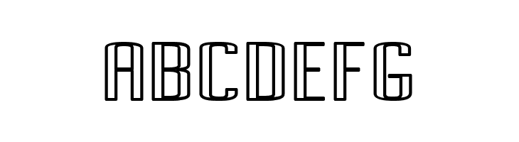 Pecot Outline Bold  Free Fonts Download