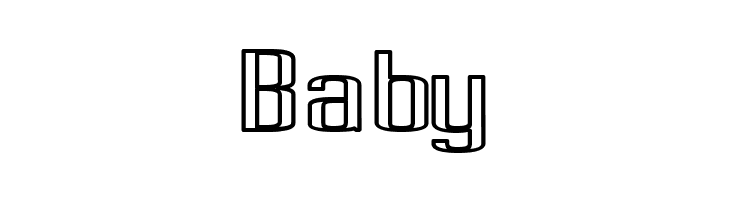 Pecot Outline Bold  Free Fonts Download