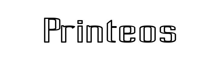 Pecot Outline Bold  Free Fonts Download