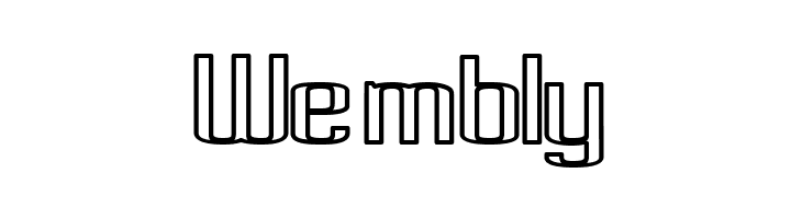 Pecot Outline Bold  Free Fonts Download