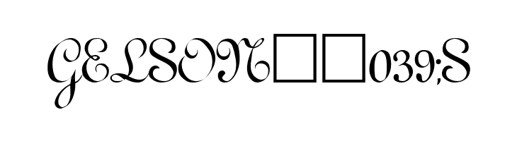 Gessele Regular  Free Fonts Download