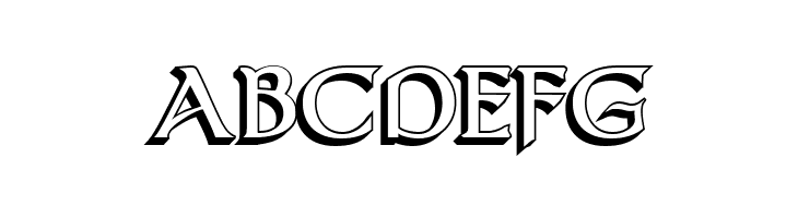 Dumbledor 1 3D  Free Fonts Download