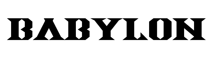 BABYLON Space Angel Font