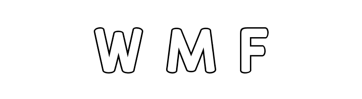 KG Red Hands Outline  Free Fonts Download