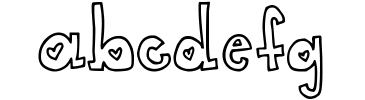 DJB 2CUTE4U  Free Fonts Download