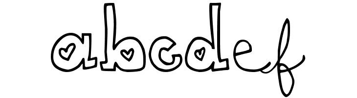 DJB 2CUTE4U  Free Fonts Download