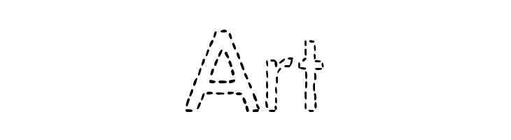 DJB Hand Stitched Alpha  Free Fonts Download