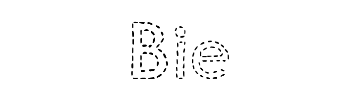 DJB Hand Stitched Alpha  Free Fonts Download