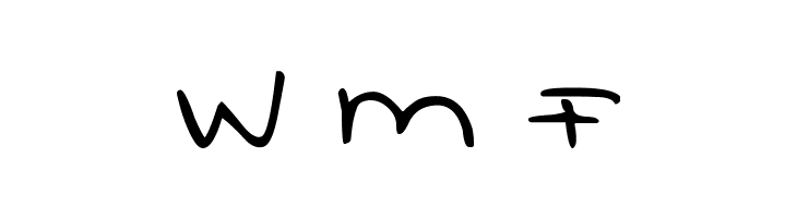 DJB Rubia's Tiny Print  Free Fonts Download