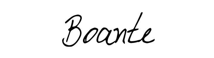 My Boyfriend's Handwriting  Free Fonts Download