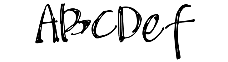 DJB Scruffy Angel  Free Fonts Download