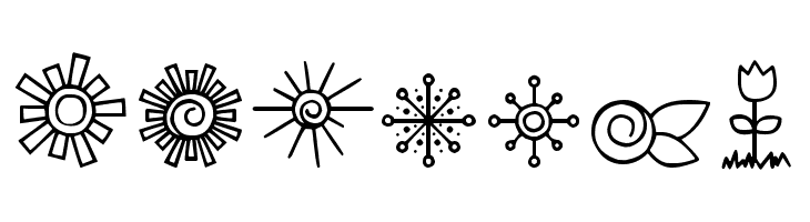 DJB Doodled Bits  Free Fonts Download