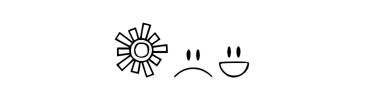 DJB Doodled Bits  Free Fonts Download